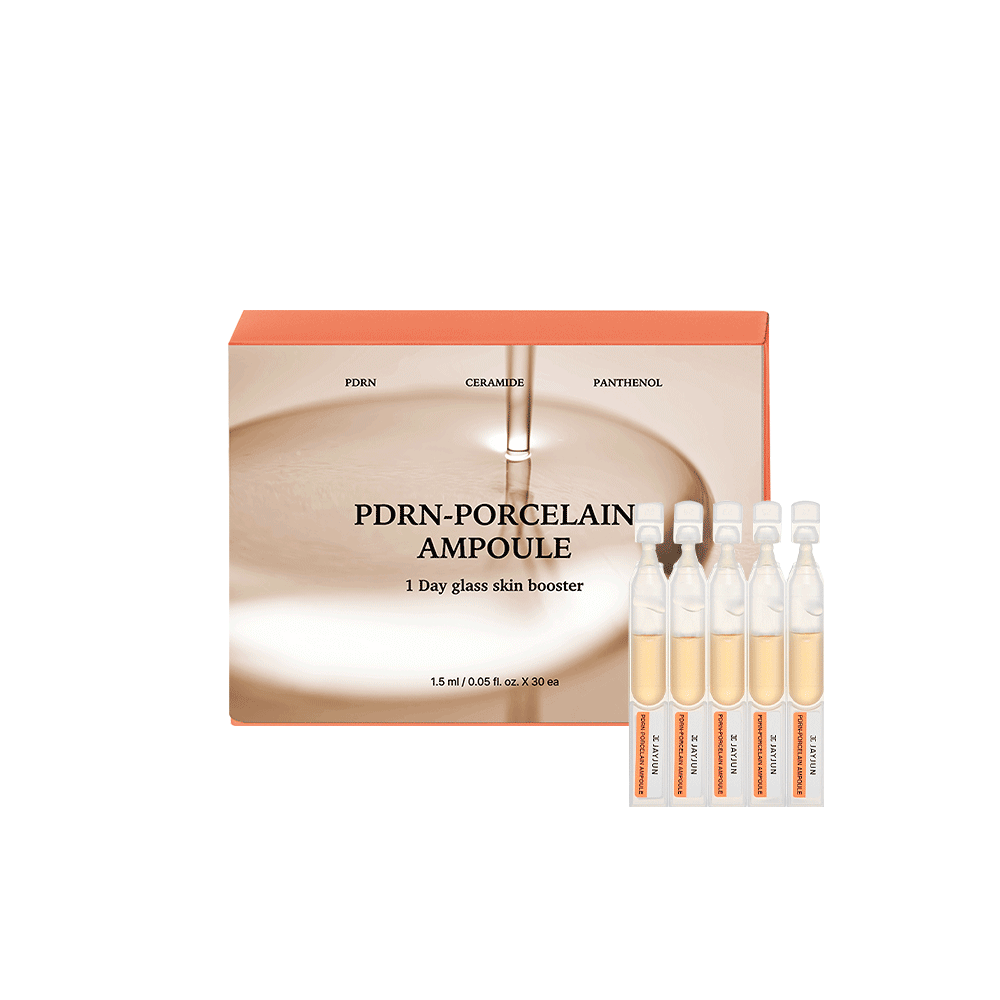 JAYJUN PDRN Porcelain Single-Use Ampoules (0.05 Fl. Oz. * 30ea