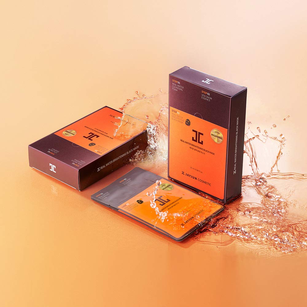 REAL WATER BRIGHTENING BLACK MASK-JAYJUN Cosmetic US